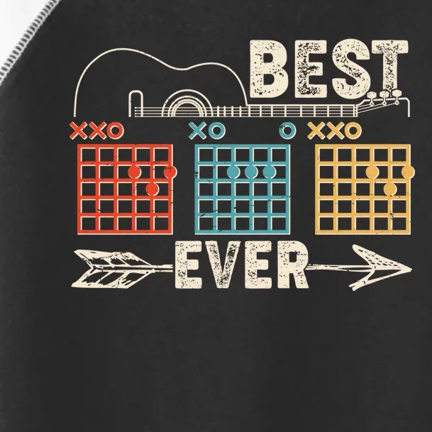 Guitarist Chords Best Dad Ever Toddler Fine Jersey T-Shirt