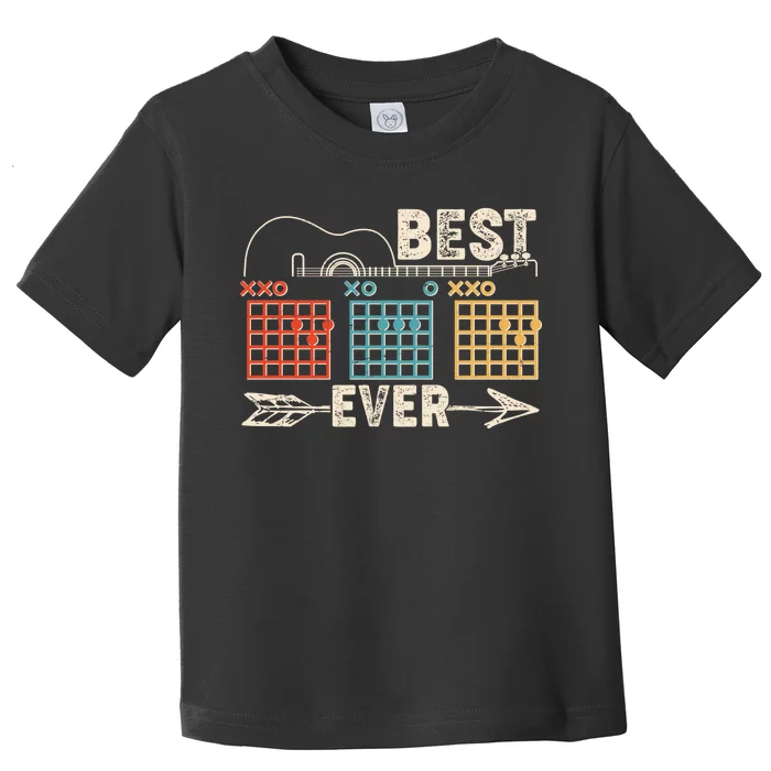 Guitarist Chords Best Dad Ever Toddler T-Shirt