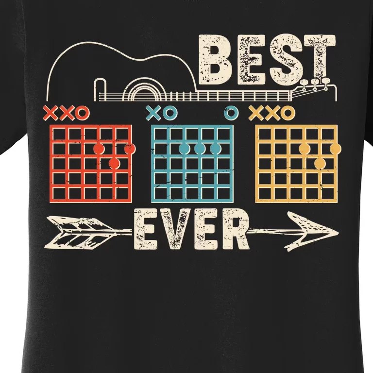 Guitarist Chords Best Dad Ever Women's T-Shirt