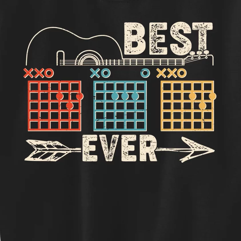 Guitarist Chords Best Dad Ever Kids Sweatshirt