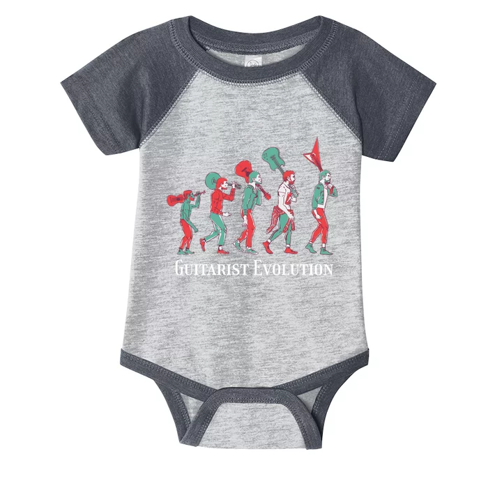 Guitarist Evolution Infant Baby Jersey Bodysuit