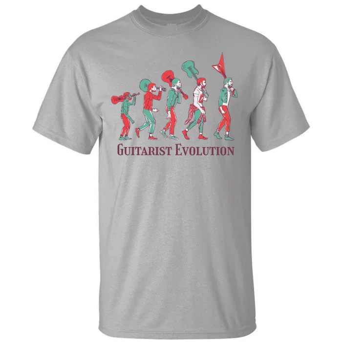 Guitarist Evolution Tall T-Shirt