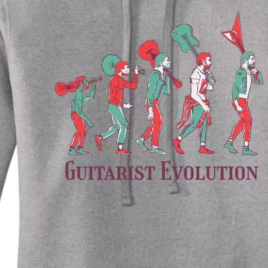 Guitarist Evolution Women's Pullover Hoodie