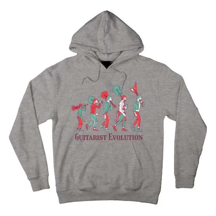 Guitarist Evolution Tall Hoodie