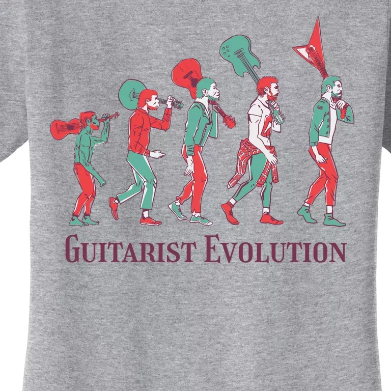 Guitarist Evolution Women's T-Shirt