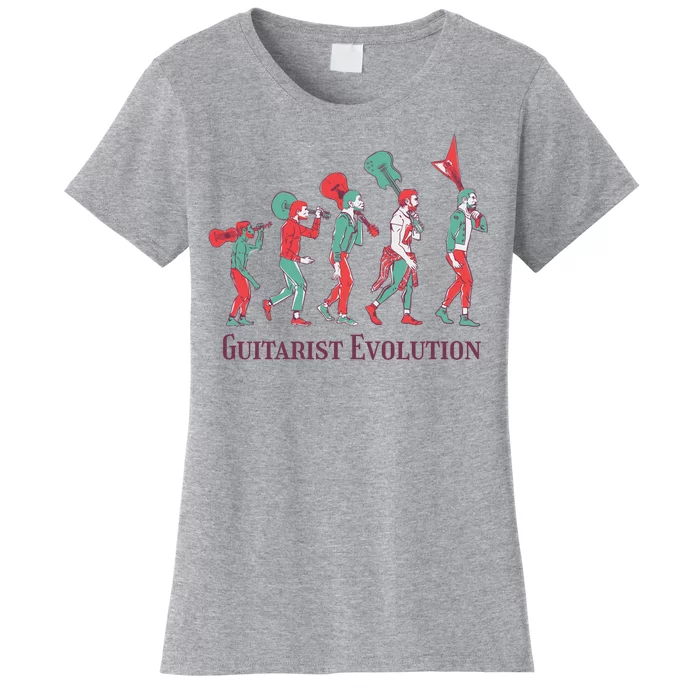 Guitarist Evolution Women's T-Shirt