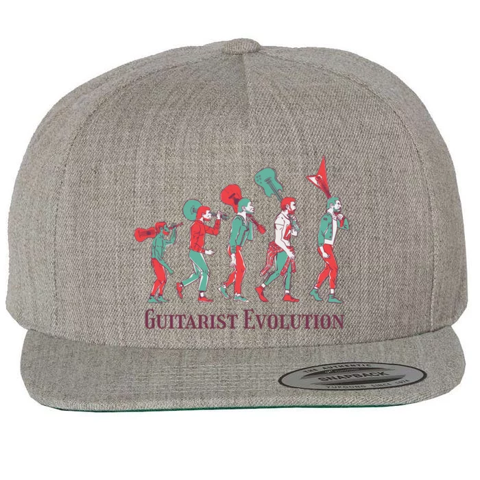 Guitarist Evolution Wool Snapback Cap