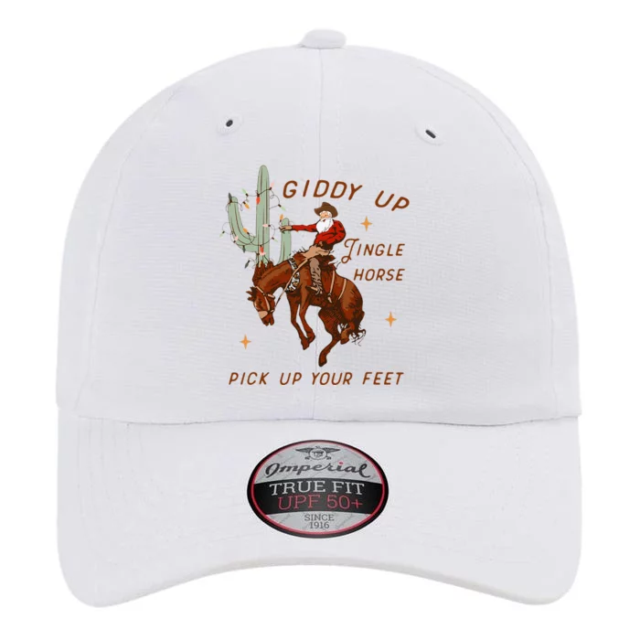 Giddy Up Jingle Horse Pick Up Your Feet Cowboy Santa Xmas The Original Performance Cap