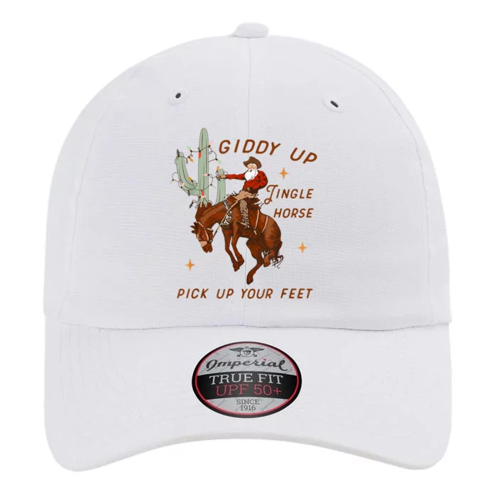 Giddy Up Jingle Horse Pick Up Your Feet Cowboy Santa Xmas The Original Performance Cap