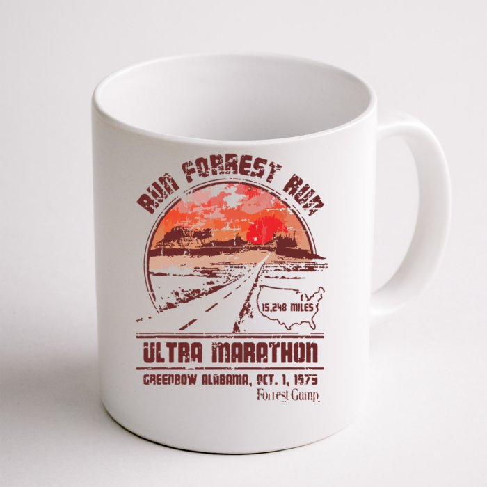 Gump Ultra Marathon Front & Back Coffee Mug