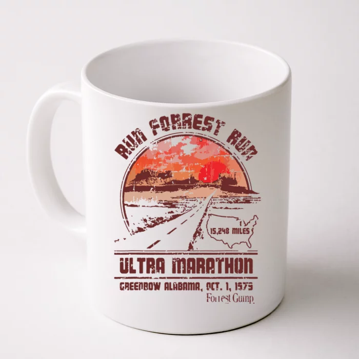 Gump Ultra Marathon Front & Back Coffee Mug