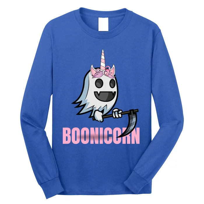 Ghost Unicorn Meaningful Gift Boonicorn Unicorn Ghost Halloween Meaningful Gift Long Sleeve Shirt