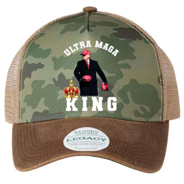 Great Ultra MAGA King Anti Biden Trump 2024 USA Legacy Tie Dye Trucker Hat