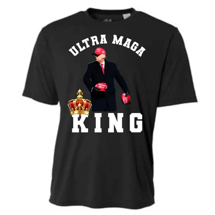 Great Ultra MAGA King Anti Biden Trump 2024 USA Cooling Performance Crew T-Shirt