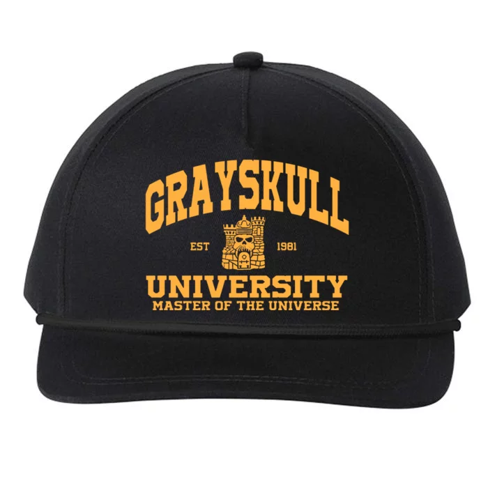 Grayskull University Master Of The Universe Snapback Five-Panel Rope Hat