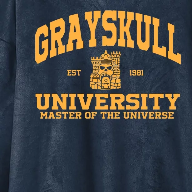 Grayskull University Master Of The Universe Hooded Wearable Blanket