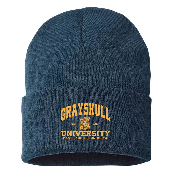 Grayskull University Master Of The Universe Sustainable Knit Beanie