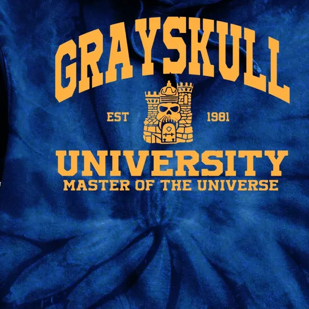 Grayskull University Master Of The Universe Tie Dye Hoodie