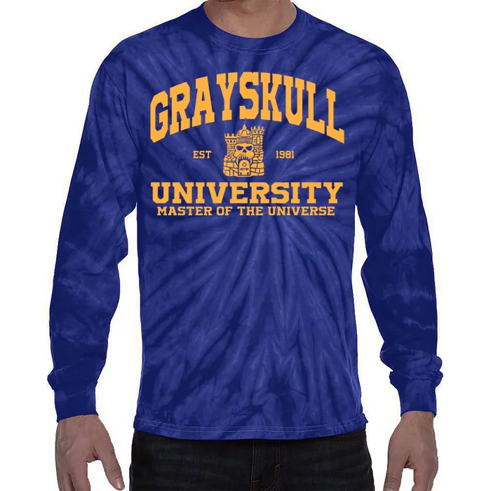 Grayskull University Master Of The Universe Tie-Dye Long Sleeve Shirt