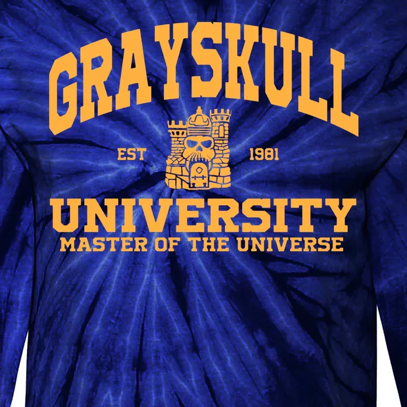 Grayskull University Master Of The Universe Tie-Dye Long Sleeve Shirt