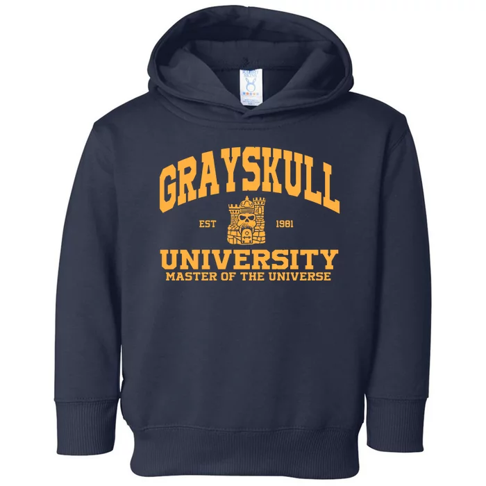 Grayskull University Master Of The Universe Toddler Hoodie