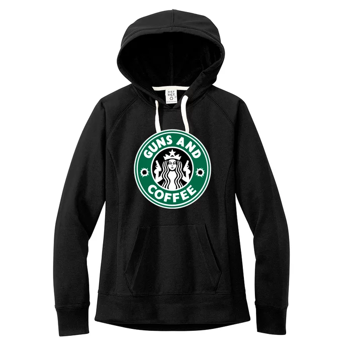 Guns And Coffee Women's Fleece Hoodie