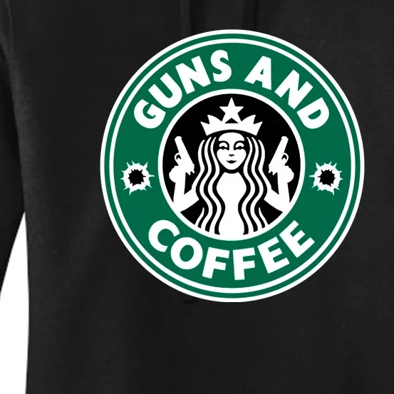 Guns And Coffee Women's Pullover Hoodie