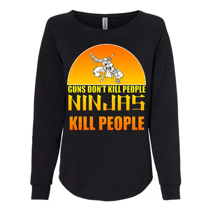 Guns Don't Kill People Grandmas With handsome Grandsons Do Womens California Wash Sweatshirt