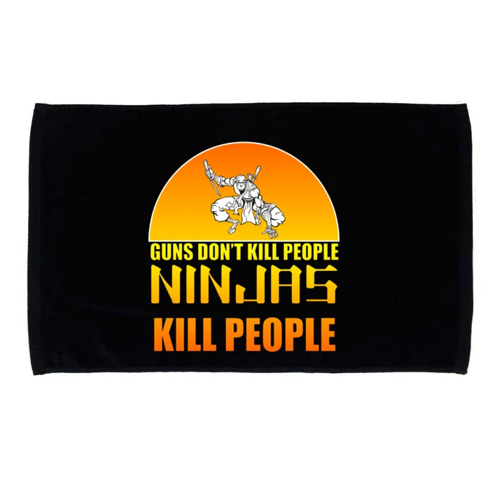 Guns Don't Kill People Grandmas With handsome Grandsons Do Microfiber Hand Towel