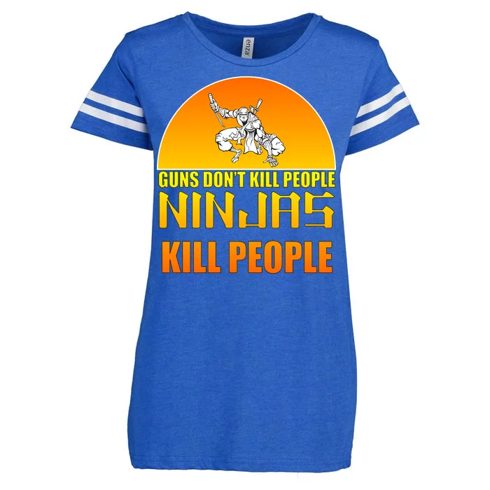 Guns Don't Kill People Grandmas With handsome Grandsons Do Enza Ladies Jersey Football T-Shirt