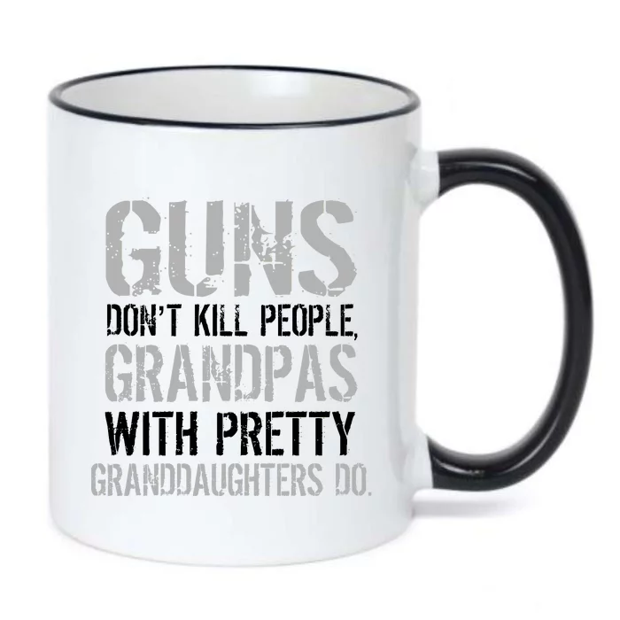 Guns Don't Kill People Grandpas Do Black Color Changing Mug