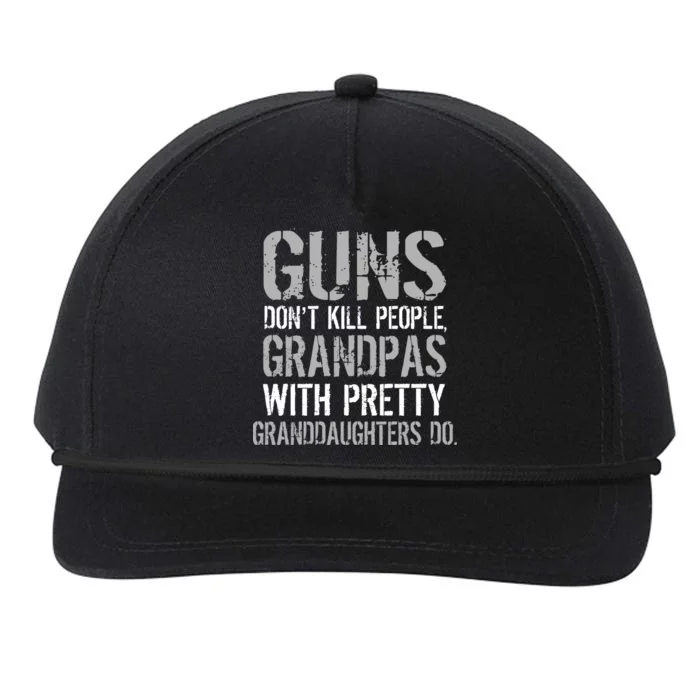 Guns Don't Kill People Grandpas Do Snapback Five-Panel Rope Hat