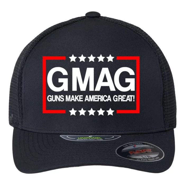 Guns Make America Great Flexfit Unipanel Trucker Cap