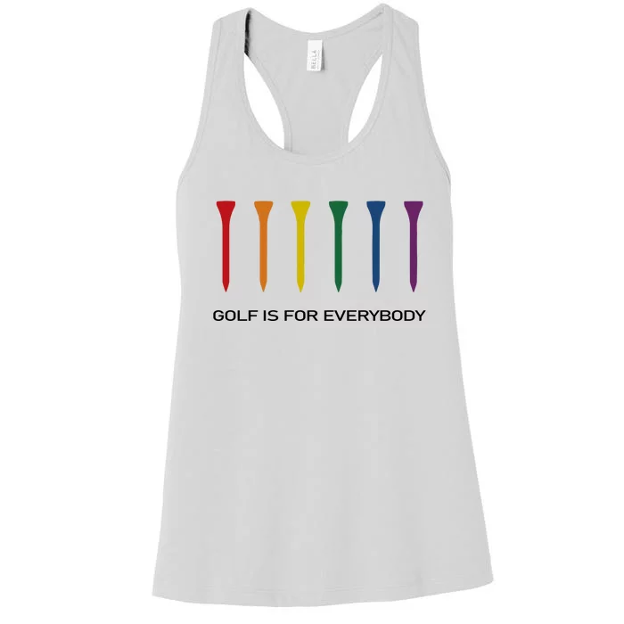 Ground Under Repair Golf Is For Everybody Women's Racerback Tank