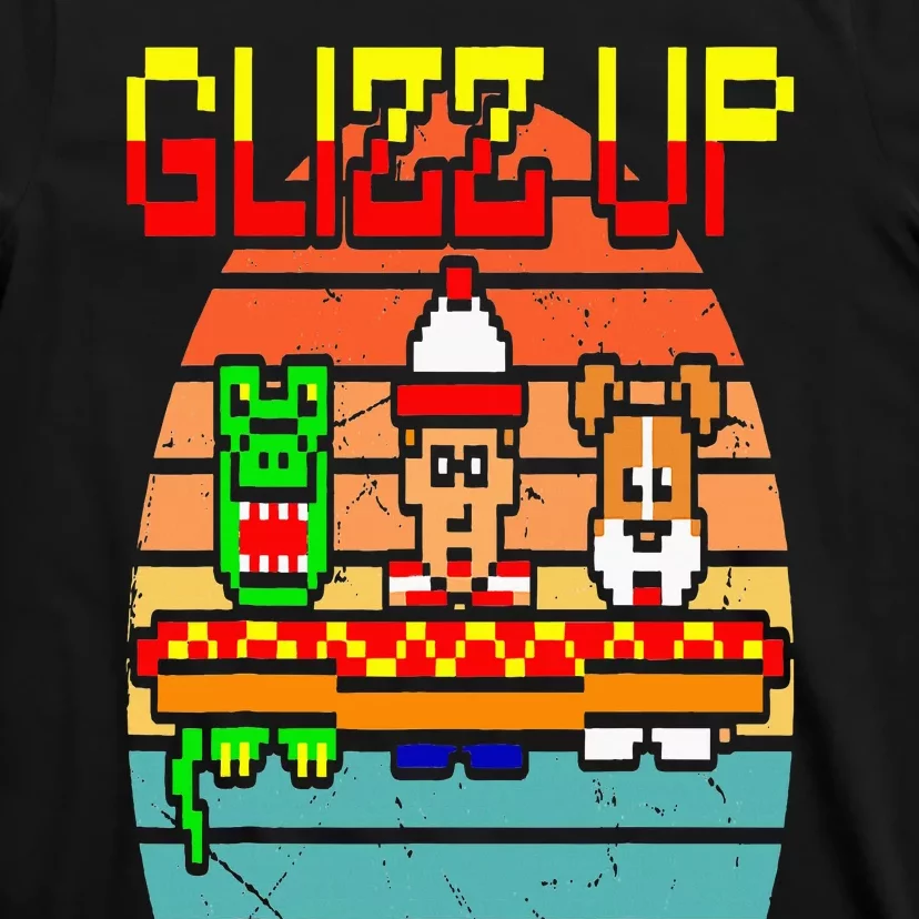 Glizz Up Retro Design T-Shirt