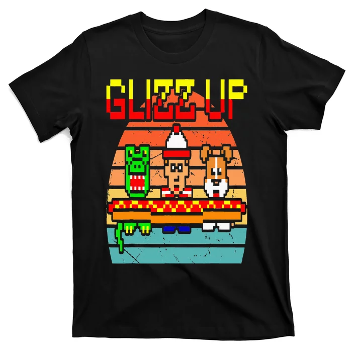 Glizz Up Retro Design T-Shirt