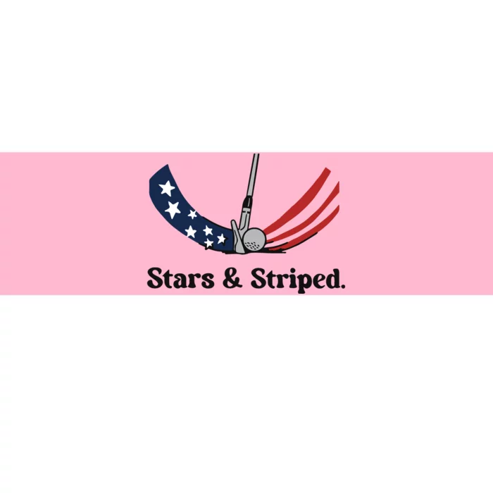 Ground Under Repair Stars Striped Bumper Sticker