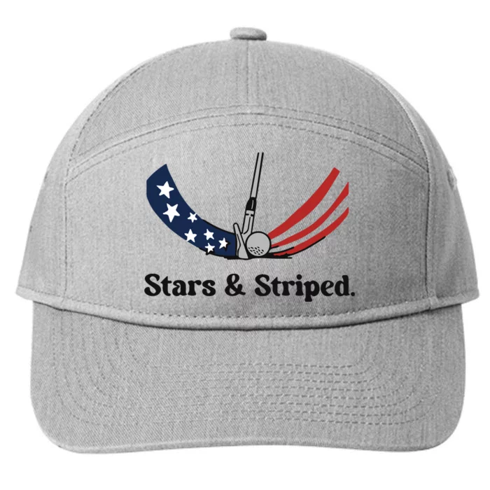 Ground Under Repair Stars Striped 7-Panel Snapback Hat