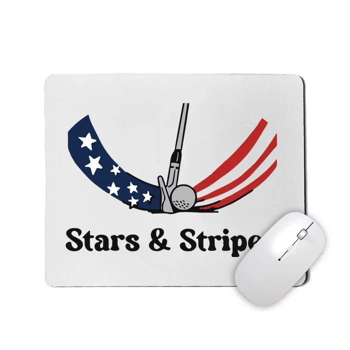 Ground Under Repair Stars Striped Mousepad