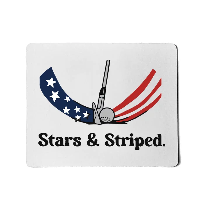 Ground Under Repair Stars Striped Mousepad