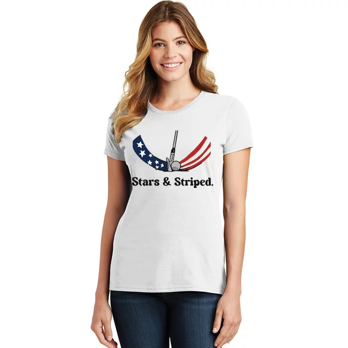 Ground Under Repair Stars Striped Women's T-Shirt