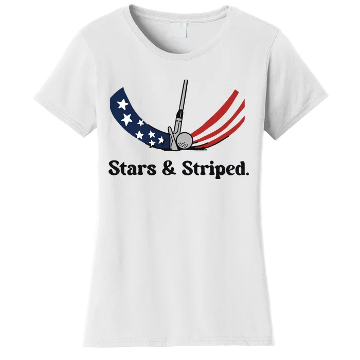 Ground Under Repair Stars Striped Women's T-Shirt