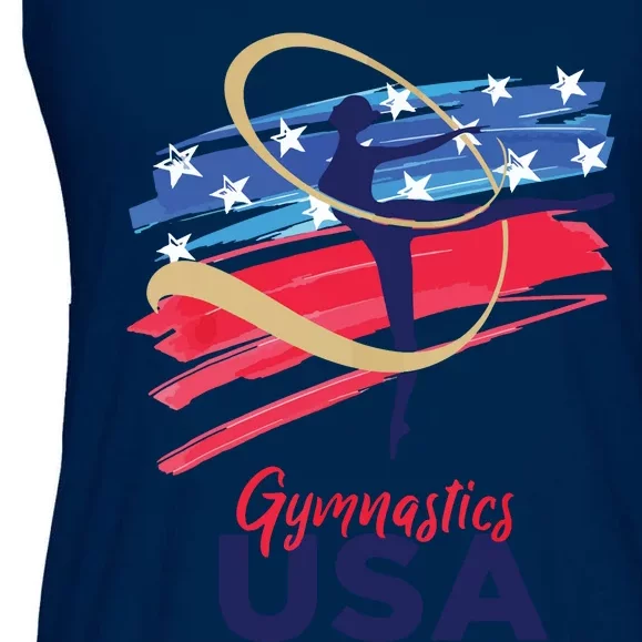 Gymnastics USA Support Team Ladies Essential Flowy Tank