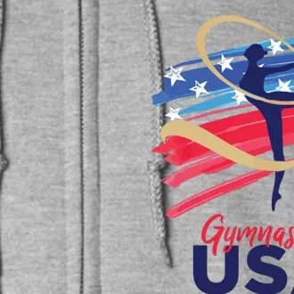 Gymnastics USA Support Team Full Zip Hoodie