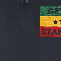 Get Up Stand Up Reggae Softstyle Adult Sport Polo