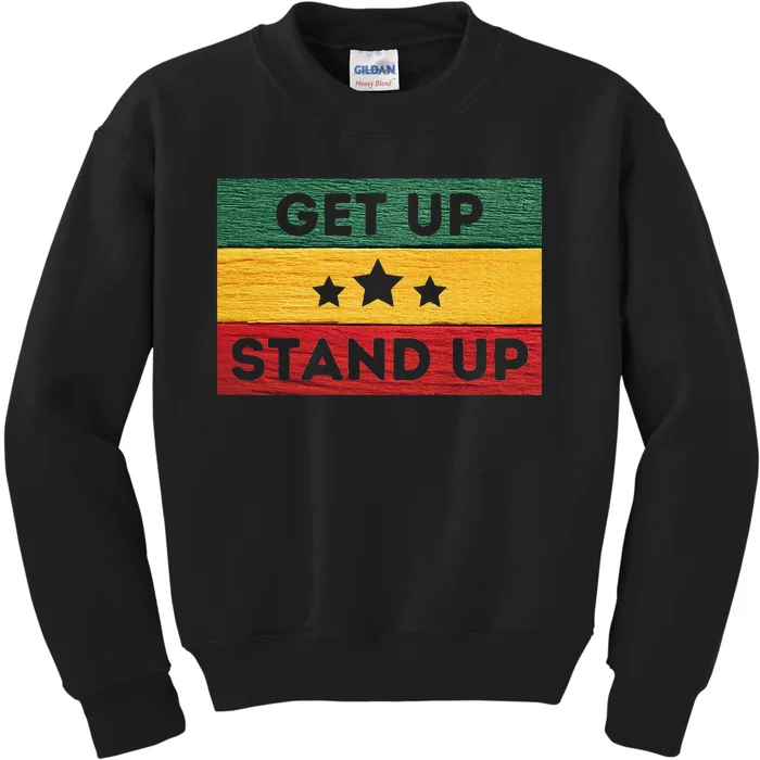 Get Up Stand Up Reggae Kids Sweatshirt