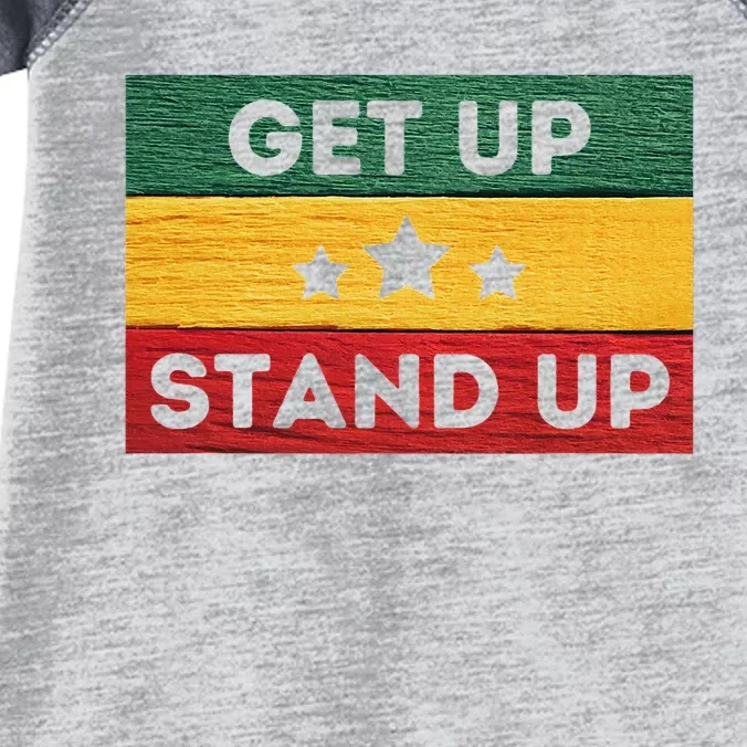 Get Up Stand Up Reggae Infant Baby Jersey Bodysuit