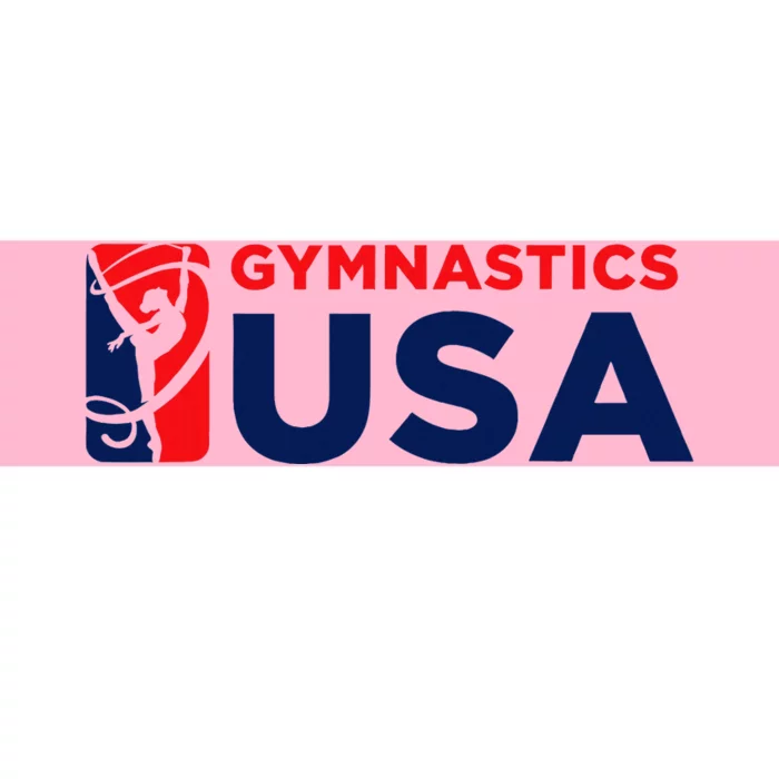 Gymnastics Usa Support The T.E.A.M. U.S.A Flag Bumper Sticker