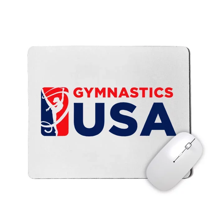 Gymnastics Usa Support The T.E.A.M. U.S.A Flag Mousepad