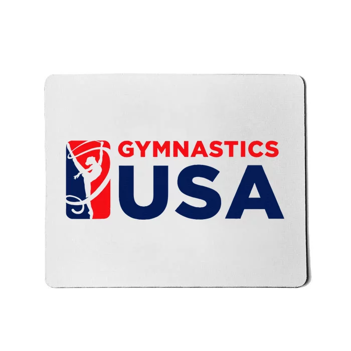 Gymnastics Usa Support The T.E.A.M. U.S.A Flag Mousepad